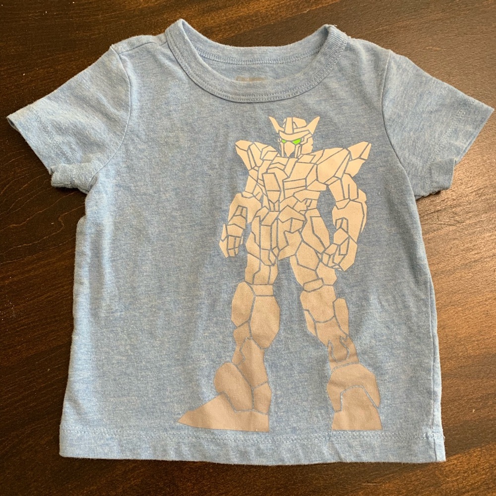 OshKosh Blue Transformer Shirt